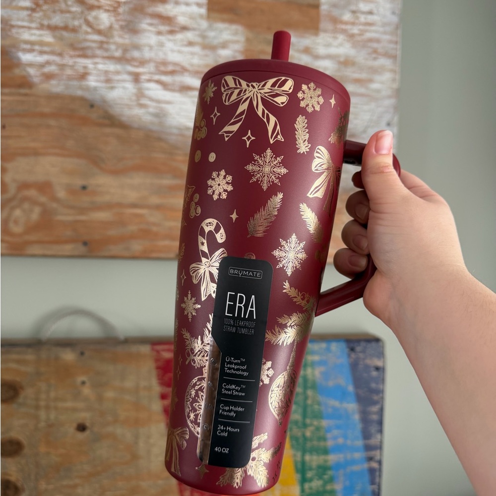 NIB Brumate eras 40 oz holiday merry Merlot Christmas